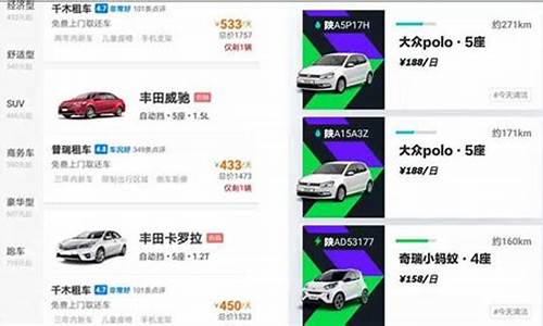 西安租车,免押金,无套路_西安租车押金价格